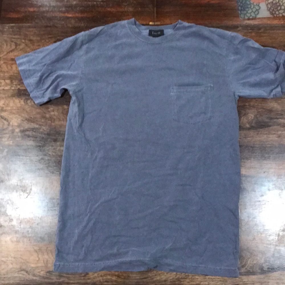True grit blue pocket tee shirt